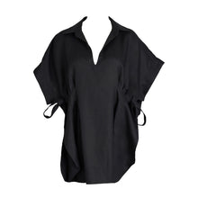 Load image into Gallery viewer, BLACK LINEN SHIRT
