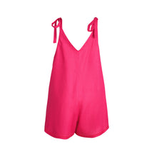 Load image into Gallery viewer, HOT PINK SHORT JUMPSUIT
