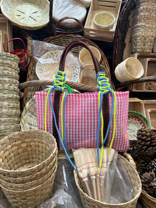 Bolsa mercado rosa