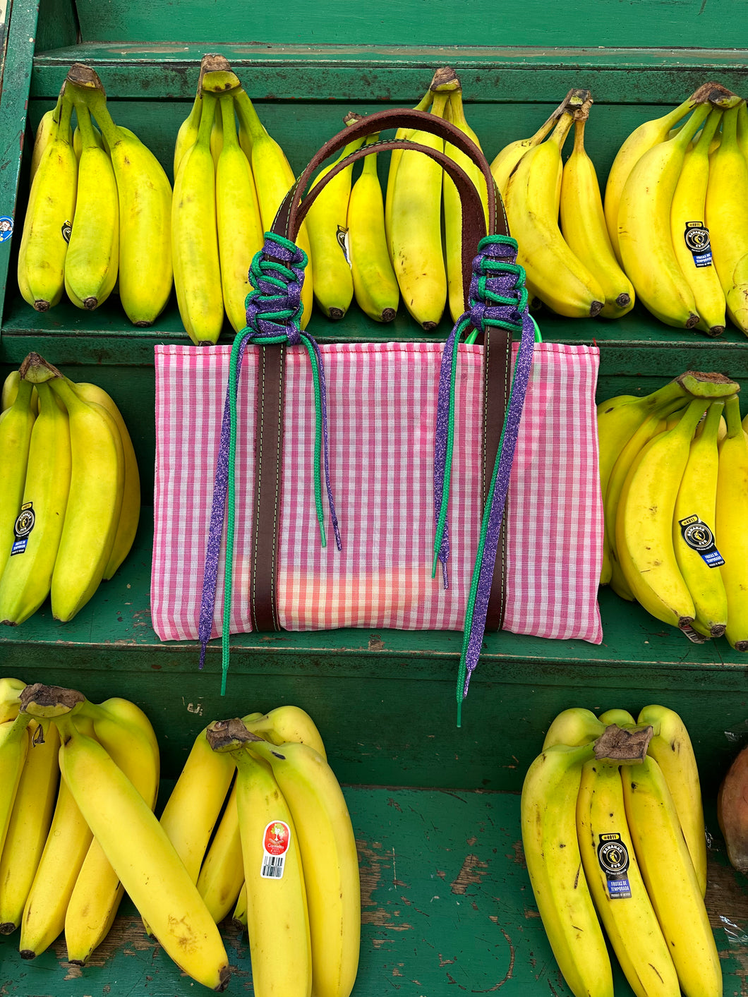 Bolsa mercado rosa